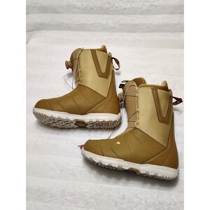 Burton Moto BOA IMPRINT 1 Snowboard Brown Boots Mens Size 12